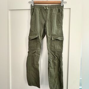 Kid’s Olive Cargo Pants